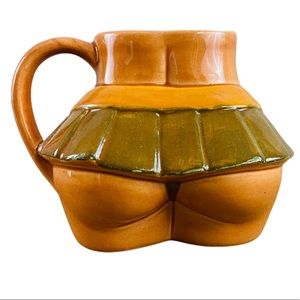 Butt Mug - Girl in Skirt Showing Belly and Butt